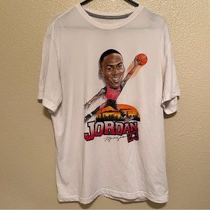 Michael Jordan Cartoon Retro Style Jordan Brand T Shirt XL